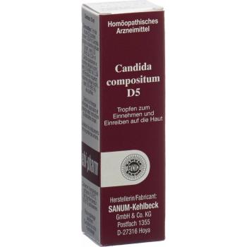 Sanum Candida Compositum Tropfen D5 Flasche 10 ml